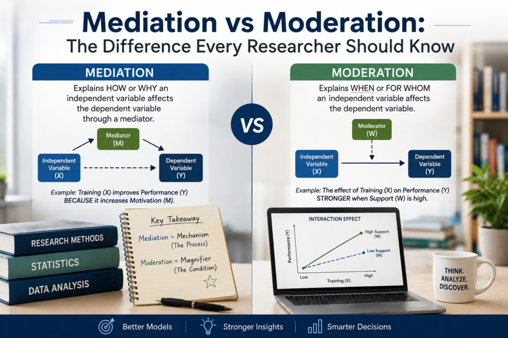 Mediaiton vs Moderation